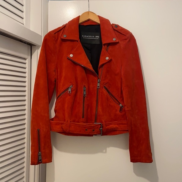 bagatelle Jackets & Blazers - RED leather jacket by Bagatelle NYC